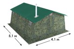 Берег Армейская палатка "10М1" (1-слойная, 21 кв.м)